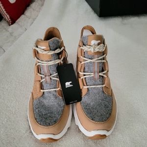 Sorel Kinetic Breakthru Caribou Waterproof Ankle Shoe